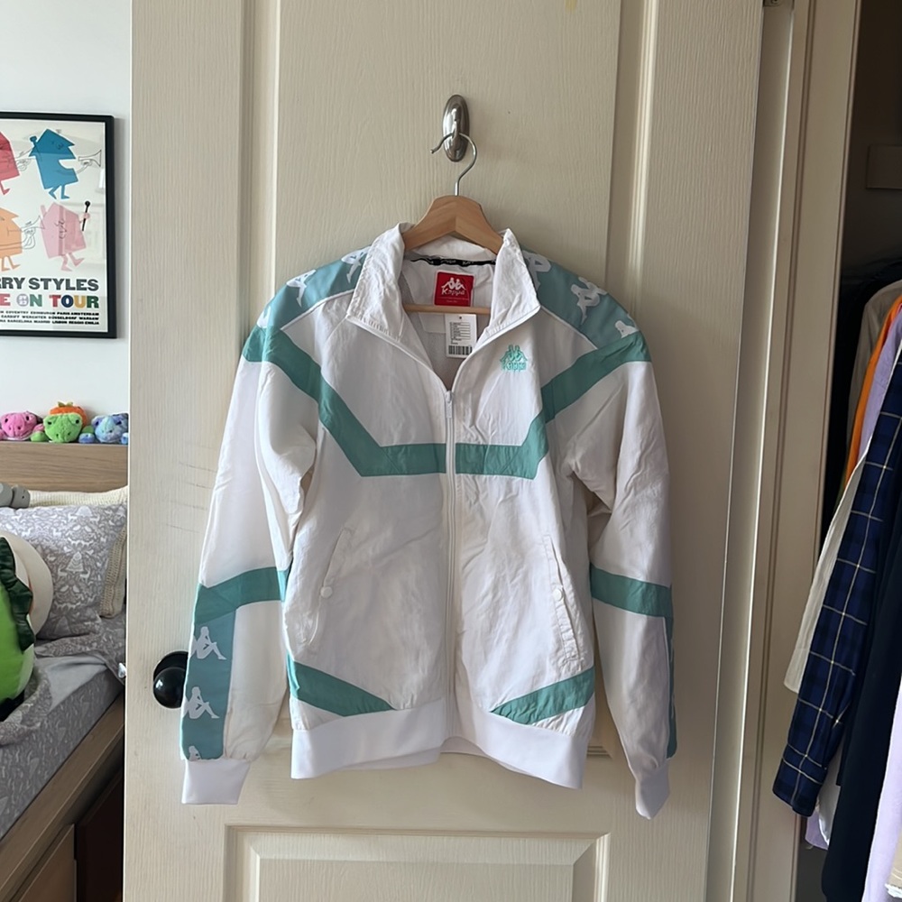 BNWT kappa x UO track jacket in size M